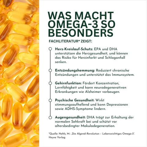 Omega 3 Vegan - Algenöl