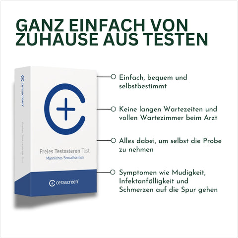 Freies Testosteron Test – cerascreen® Speicheltest