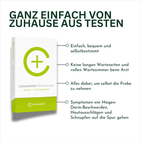 Lebensmittel-Reaktionstest