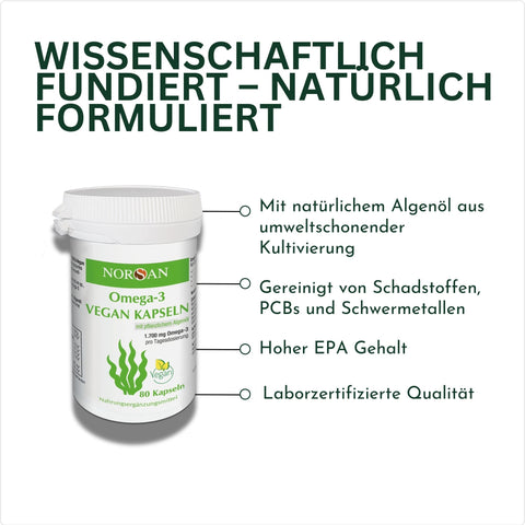 Omega 3 Vegan - Algenöl